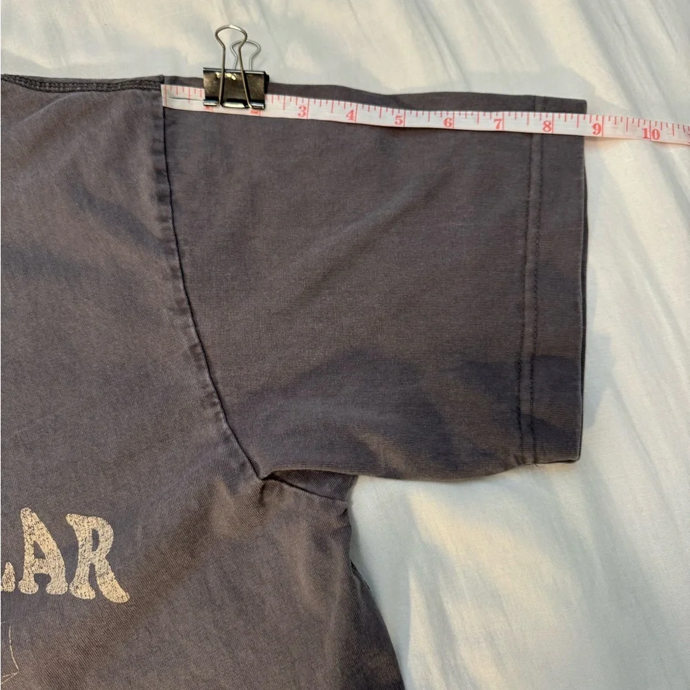 PacSun Men's Service Station Graphic Tee - Grey Size M, heavyweight